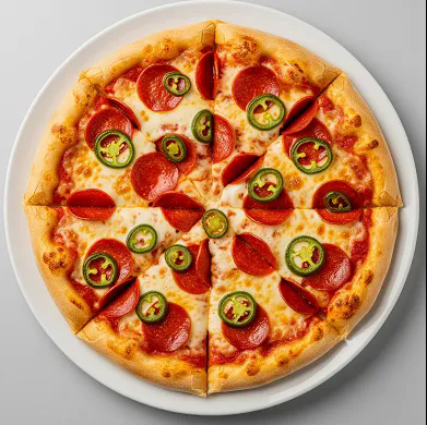 Pepperoni & Jalapenos Pizza 